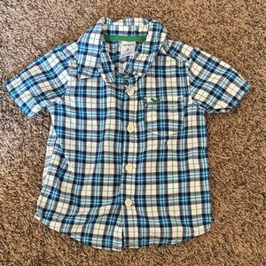 Carter's Blue and White Button Down Shirt